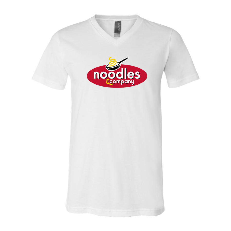 Men's Noodles & Company  BELLA + CANVAS - Jersey V-Neck T-Shirt